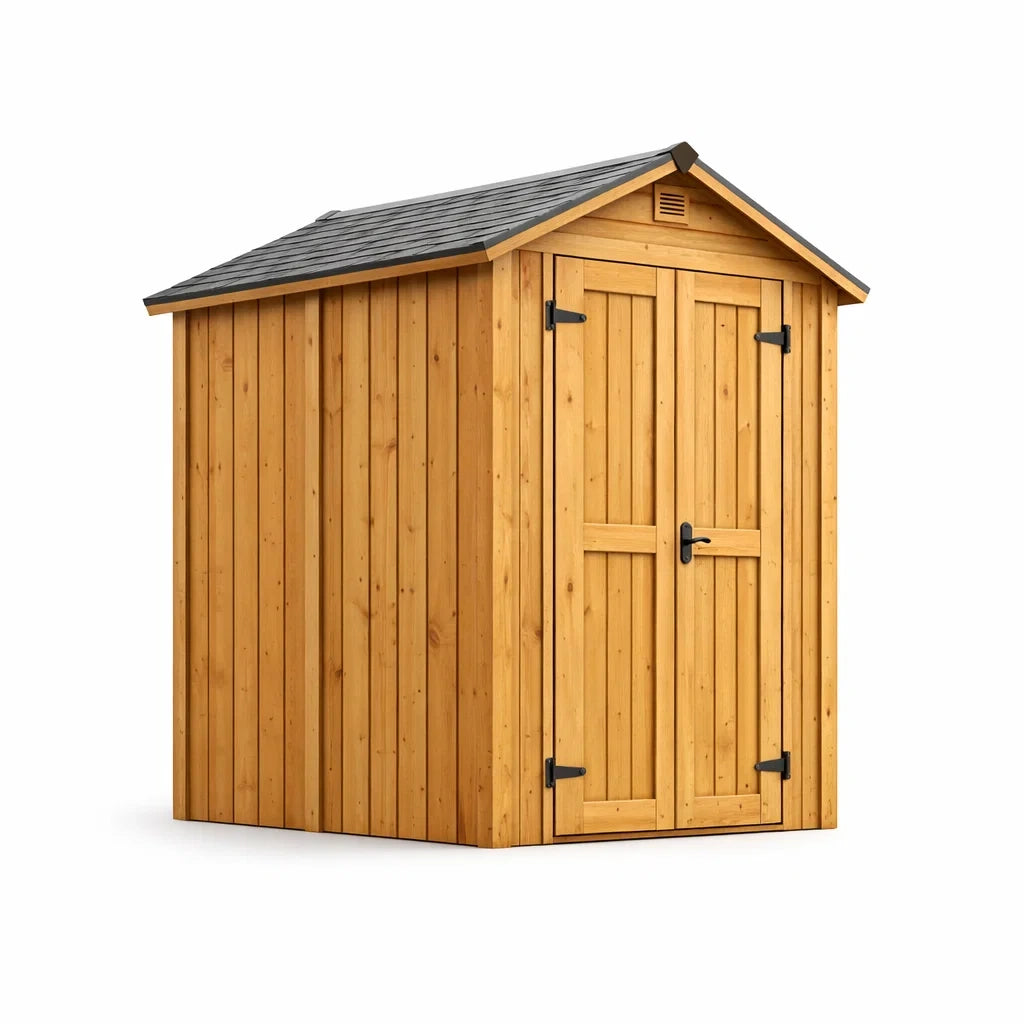 Capanno da Giardino in Legno Marrone Chiaro 220x150x200 cm