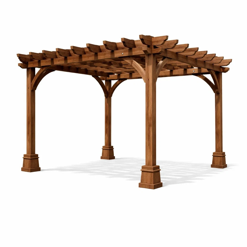 Pergola in Legno Massello 300x300 cm